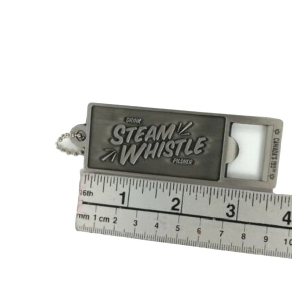 HBC Hudsons Bay Steam Whistle Opener Keychain  Lot 2 New Tags 150th Anni… - Picture 5 of 9